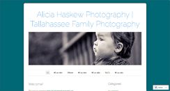 Desktop Screenshot of aliciahaskewphotography.wordpress.com