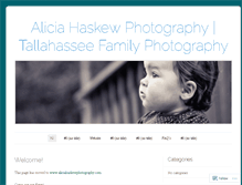 Tablet Screenshot of aliciahaskewphotography.wordpress.com