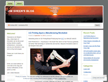 Tablet Screenshot of jimsheen.wordpress.com