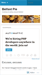 Mobile Screenshot of belfastpie.wordpress.com