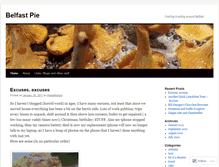 Tablet Screenshot of belfastpie.wordpress.com