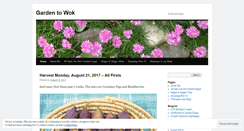 Desktop Screenshot of gardentowok.wordpress.com