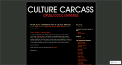Desktop Screenshot of culturecarcass.wordpress.com
