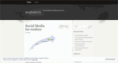 Desktop Screenshot of meghshetty.wordpress.com