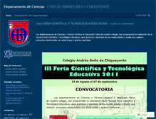 Tablet Screenshot of abciencias.wordpress.com