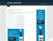 Tablet Screenshot of celebsnudepics.wordpress.com