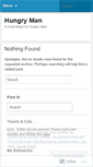 Mobile Screenshot of hungrymanfoodblog.wordpress.com