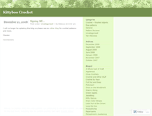Tablet Screenshot of kittyboocrochet.wordpress.com