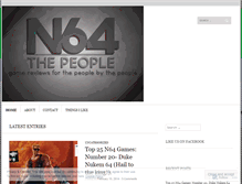 Tablet Screenshot of n64thepeople.wordpress.com