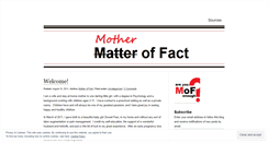 Desktop Screenshot of motheroffact.wordpress.com