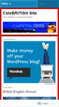 Mobile Screenshot of celebritish.wordpress.com