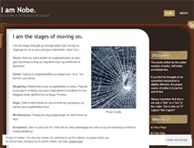 Tablet Screenshot of iamnobe.wordpress.com