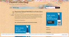 Desktop Screenshot of espanolibre.wordpress.com