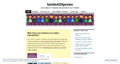 Desktop Screenshot of familieasspecten.wordpress.com