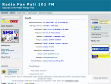 Tablet Screenshot of pasfmpati.wordpress.com