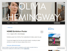 Tablet Screenshot of oliviahemingway.wordpress.com