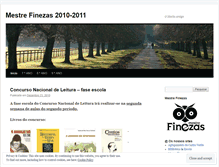 Tablet Screenshot of mestrefinezas2010.wordpress.com