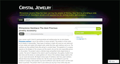 Desktop Screenshot of crystaljewellry.wordpress.com