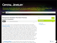 Tablet Screenshot of crystaljewellry.wordpress.com