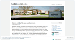 Desktop Screenshot of maidstonememories.wordpress.com