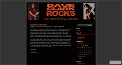 Desktop Screenshot of daveclarkrocks.wordpress.com