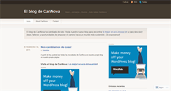 Desktop Screenshot of cannova.wordpress.com