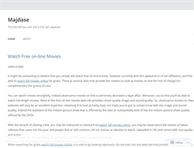 Tablet Screenshot of majdase.wordpress.com