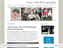 Tablet Screenshot of katelallphotographyblog.wordpress.com