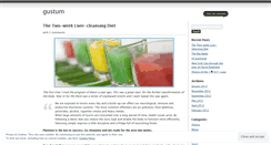 Desktop Screenshot of gustum.wordpress.com