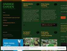 Tablet Screenshot of grangegarden.wordpress.com