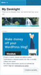 Mobile Screenshot of mydesklight.wordpress.com
