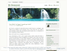 Tablet Screenshot of mydesklight.wordpress.com