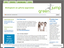 Tablet Screenshot of greenjump.wordpress.com