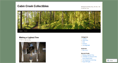 Desktop Screenshot of cabincreekcollectibles.wordpress.com