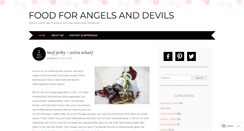 Desktop Screenshot of angelanddevilsfood.wordpress.com