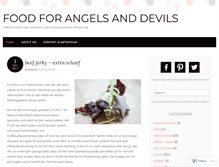 Tablet Screenshot of angelanddevilsfood.wordpress.com