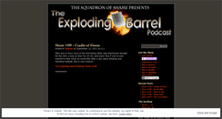 Desktop Screenshot of explodingbarrel.wordpress.com