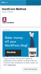 Mobile Screenshot of hardcoremethod.wordpress.com