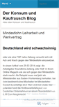 Mobile Screenshot of kaufrausch.wordpress.com