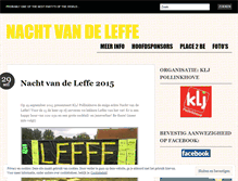 Tablet Screenshot of nachtvandeleffe.wordpress.com