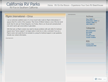 Tablet Screenshot of californiarvparks.wordpress.com