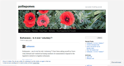 Desktop Screenshot of polliepomes.wordpress.com