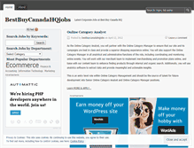 Tablet Screenshot of bestbuycanadahqjobs.wordpress.com