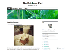 Tablet Screenshot of batchelorpad.wordpress.com