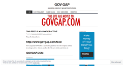 Desktop Screenshot of govgap.wordpress.com