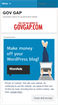 Mobile Screenshot of govgap.wordpress.com