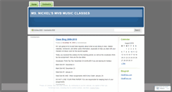 Desktop Screenshot of mvbmusic.wordpress.com