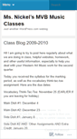 Mobile Screenshot of mvbmusic.wordpress.com