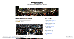 Desktop Screenshot of ovalscreams.wordpress.com