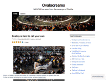 Tablet Screenshot of ovalscreams.wordpress.com